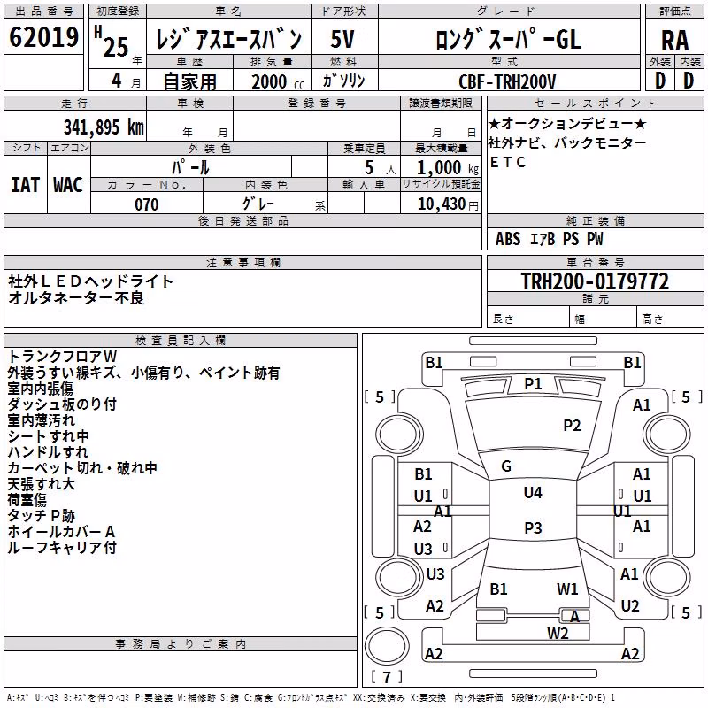 TOYOTA REGIUS ACE