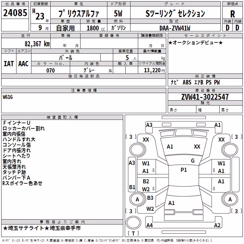 TOYOTA PRIUS ALPHA