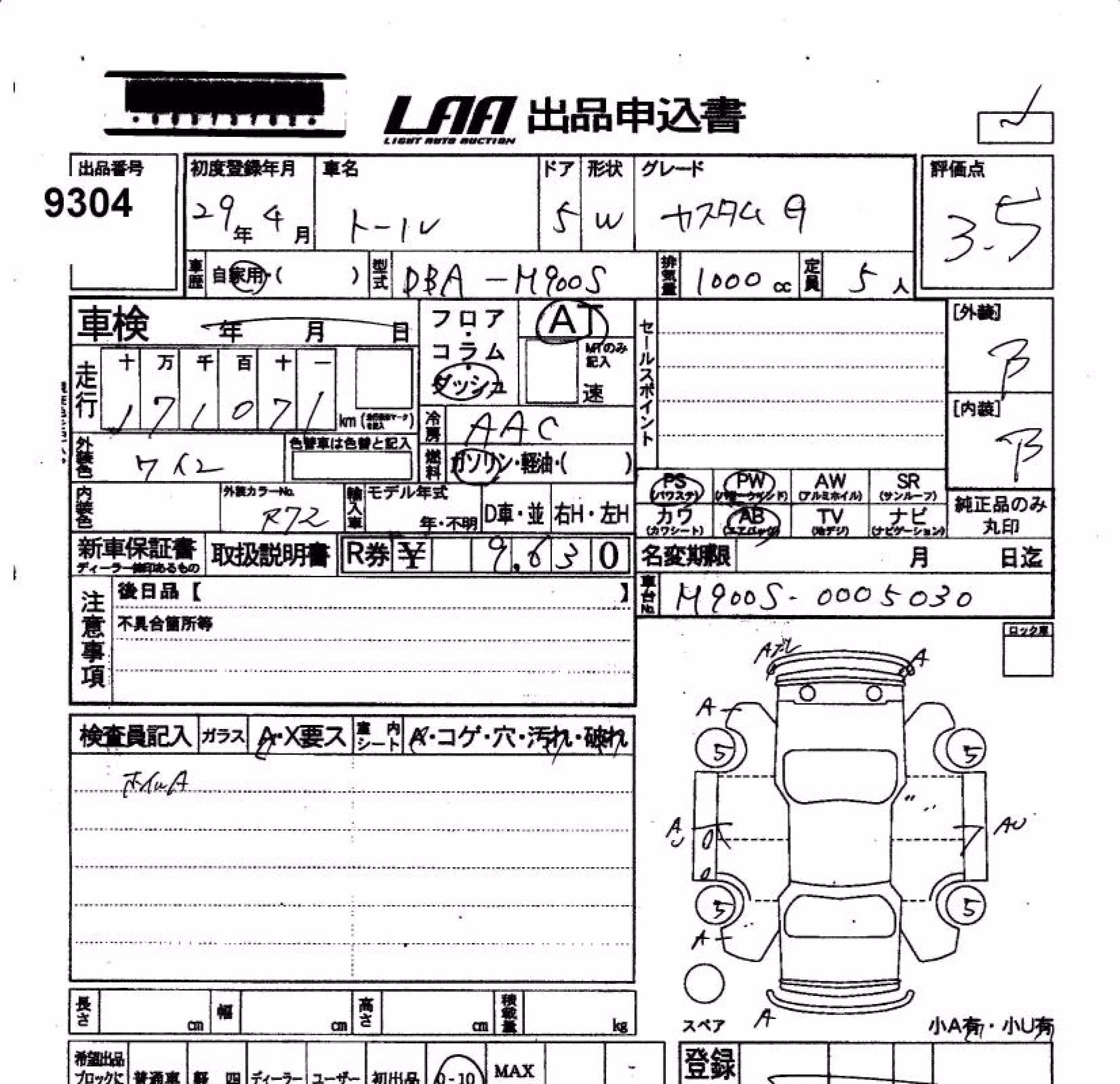DAIHATSU THOR