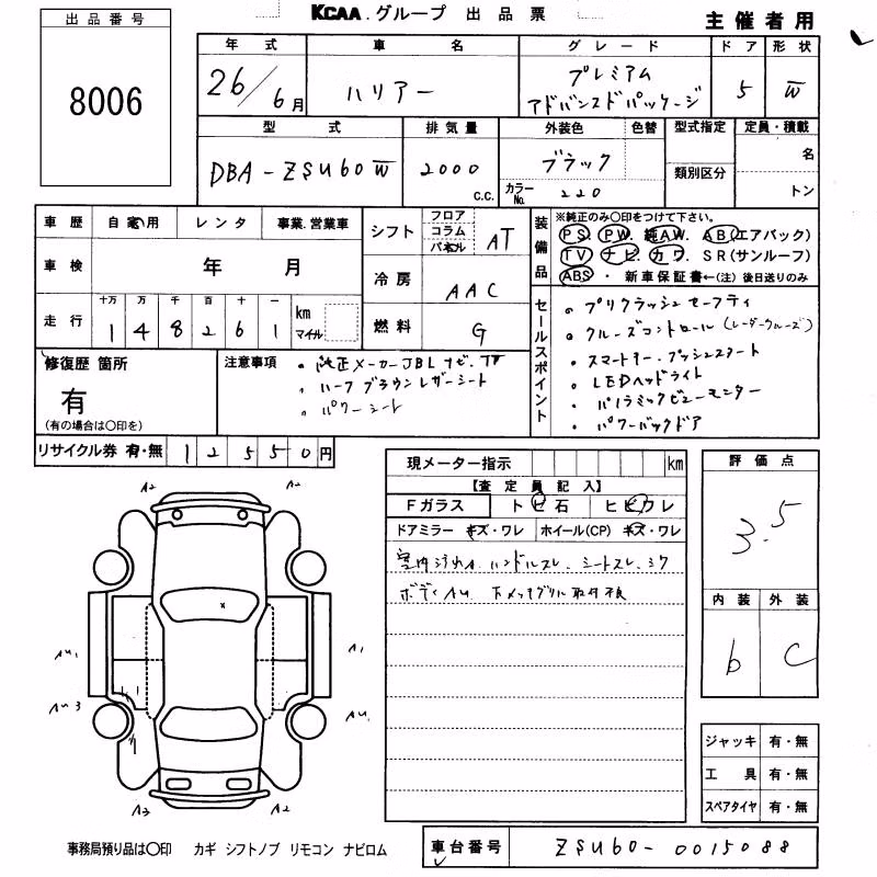 TOYOTA HARRIER