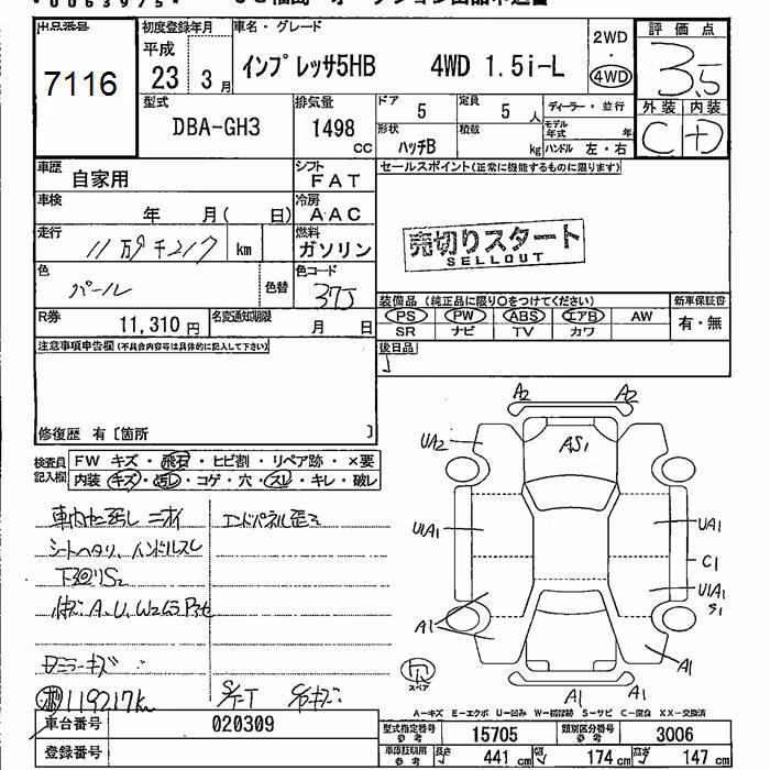 SUBARU IMPREZA