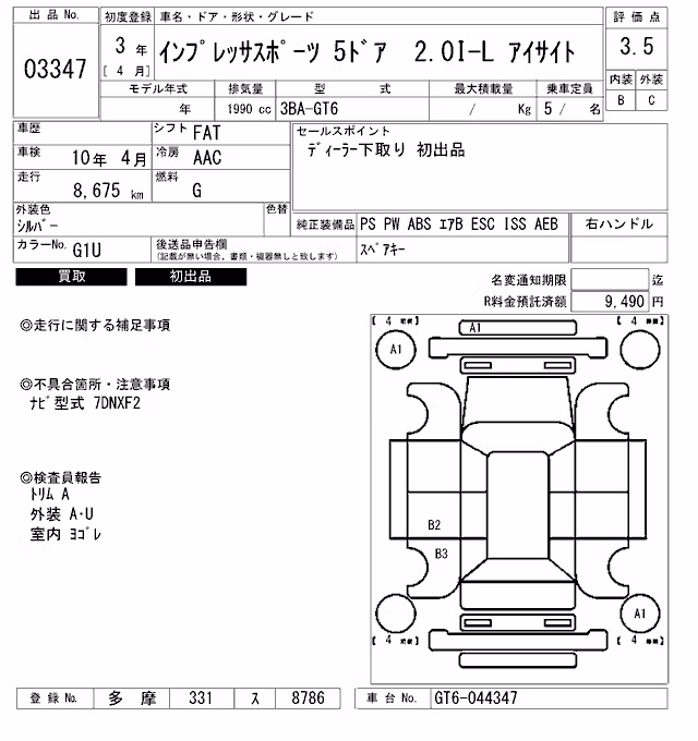SUBARU IMPREZA
