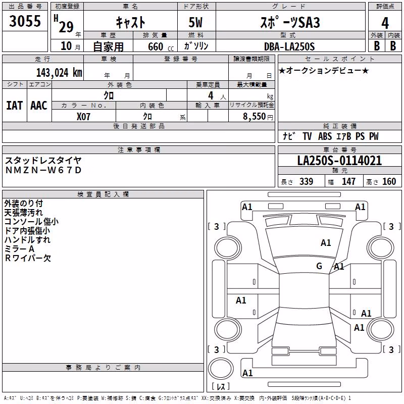 DAIHATSU CAST