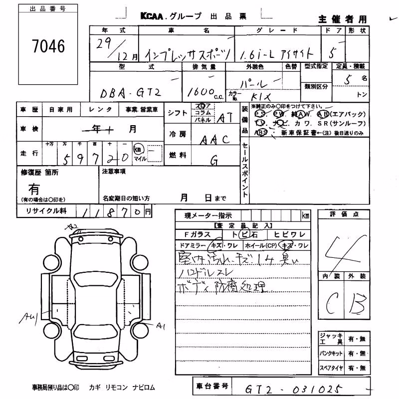 SUBARU IMPREZA