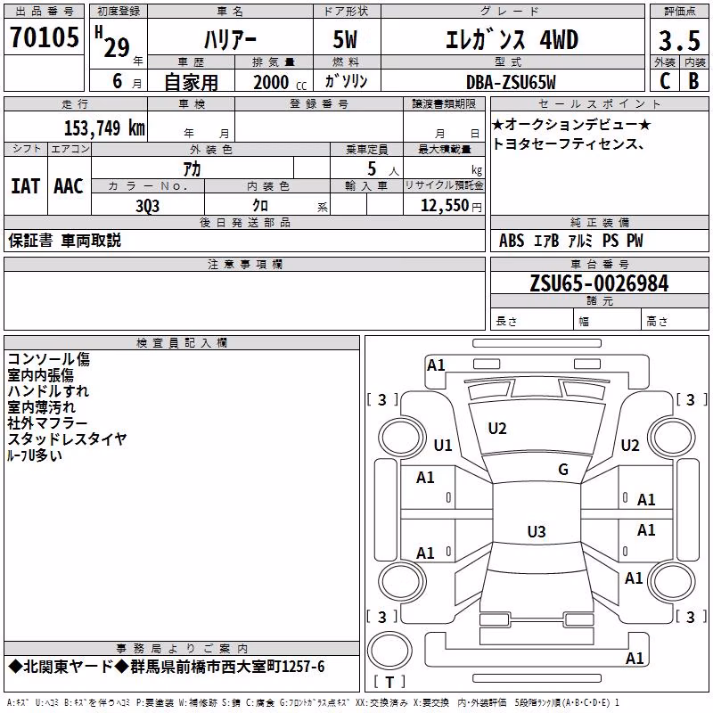 TOYOTA HARRIER