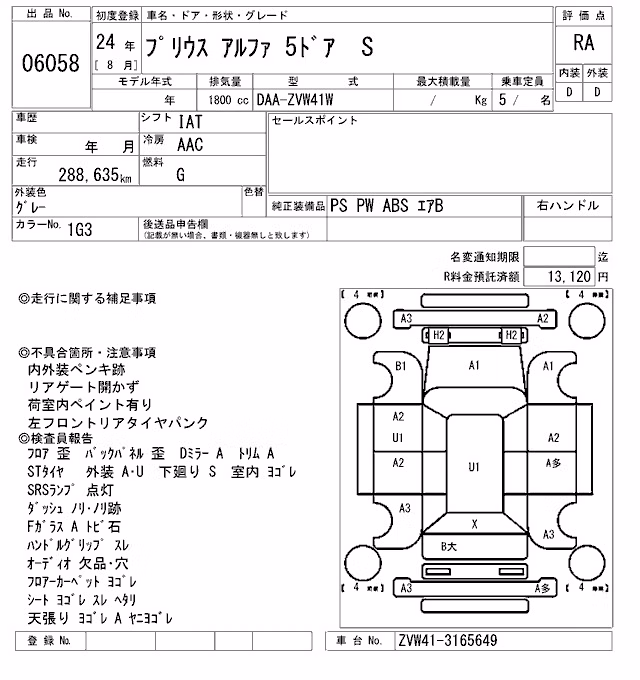 TOYOTA PRIUS ALPHA