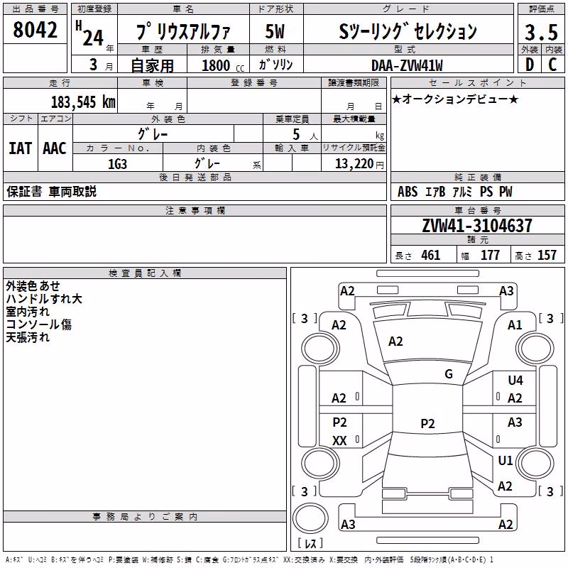 TOYOTA PRIUS ALPHA