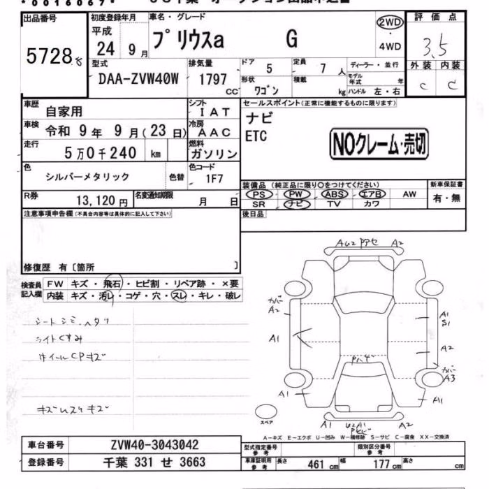 TOYOTA PRIUS ALPHA