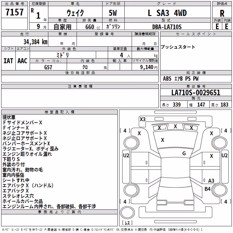 DAIHATSU WAKE