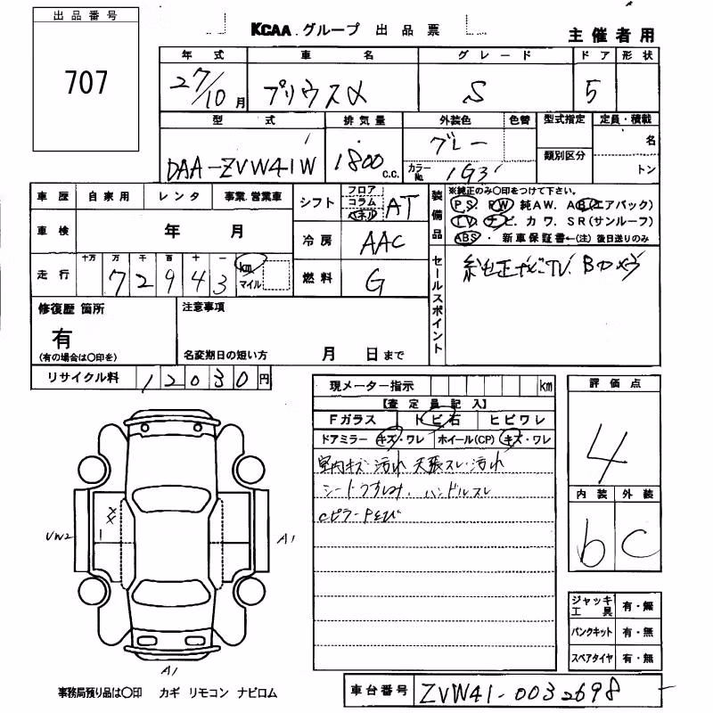 TOYOTA PRIUS ALPHA
