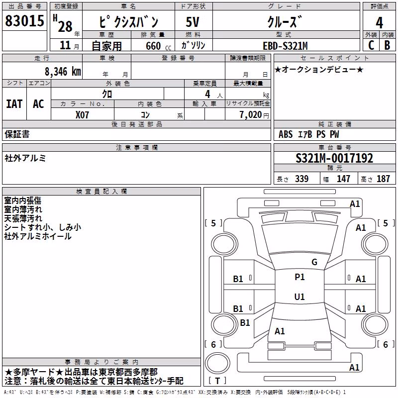 TOYOTA PIXIS VAN
