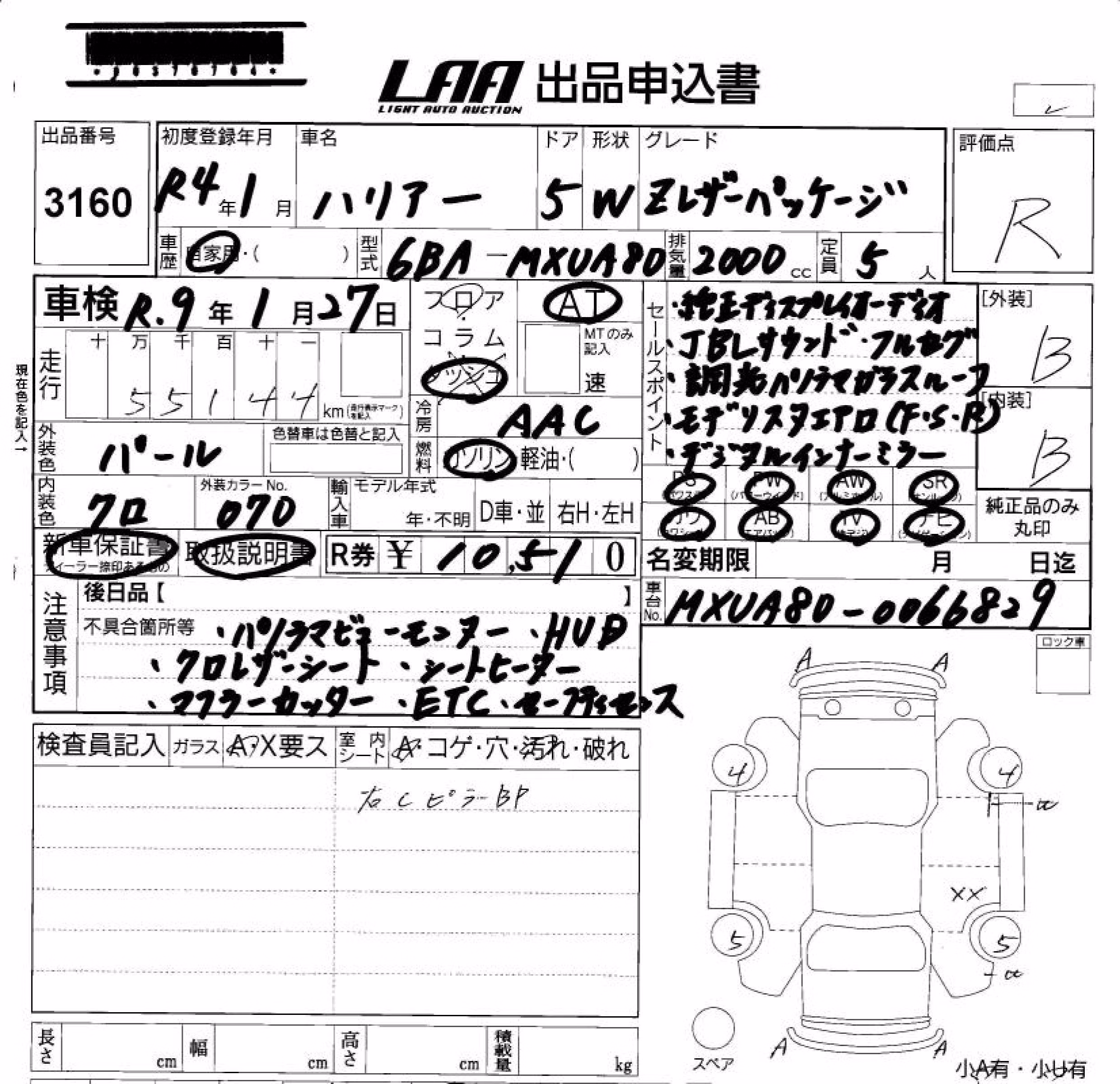 TOYOTA HARRIER