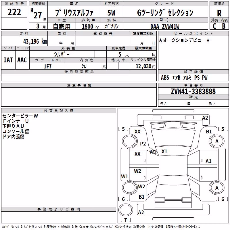 TOYOTA PRIUS ALPHA