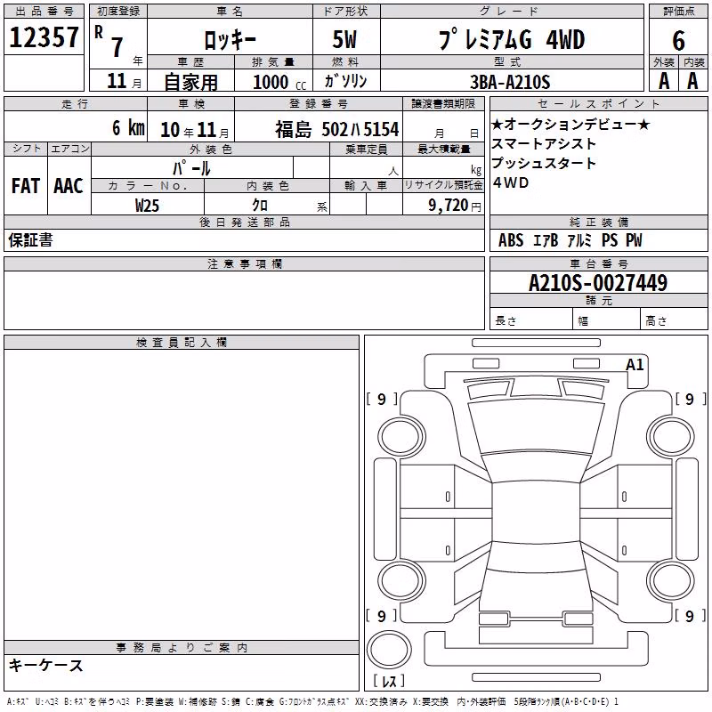 DAIHATSU ROCKY