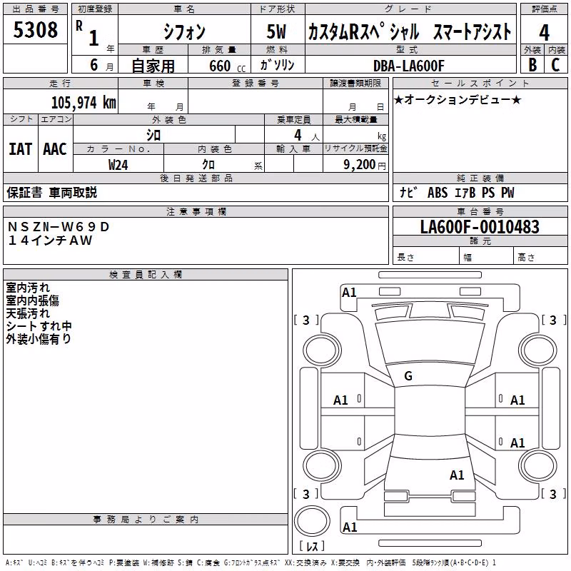SUBARU CHIFFON