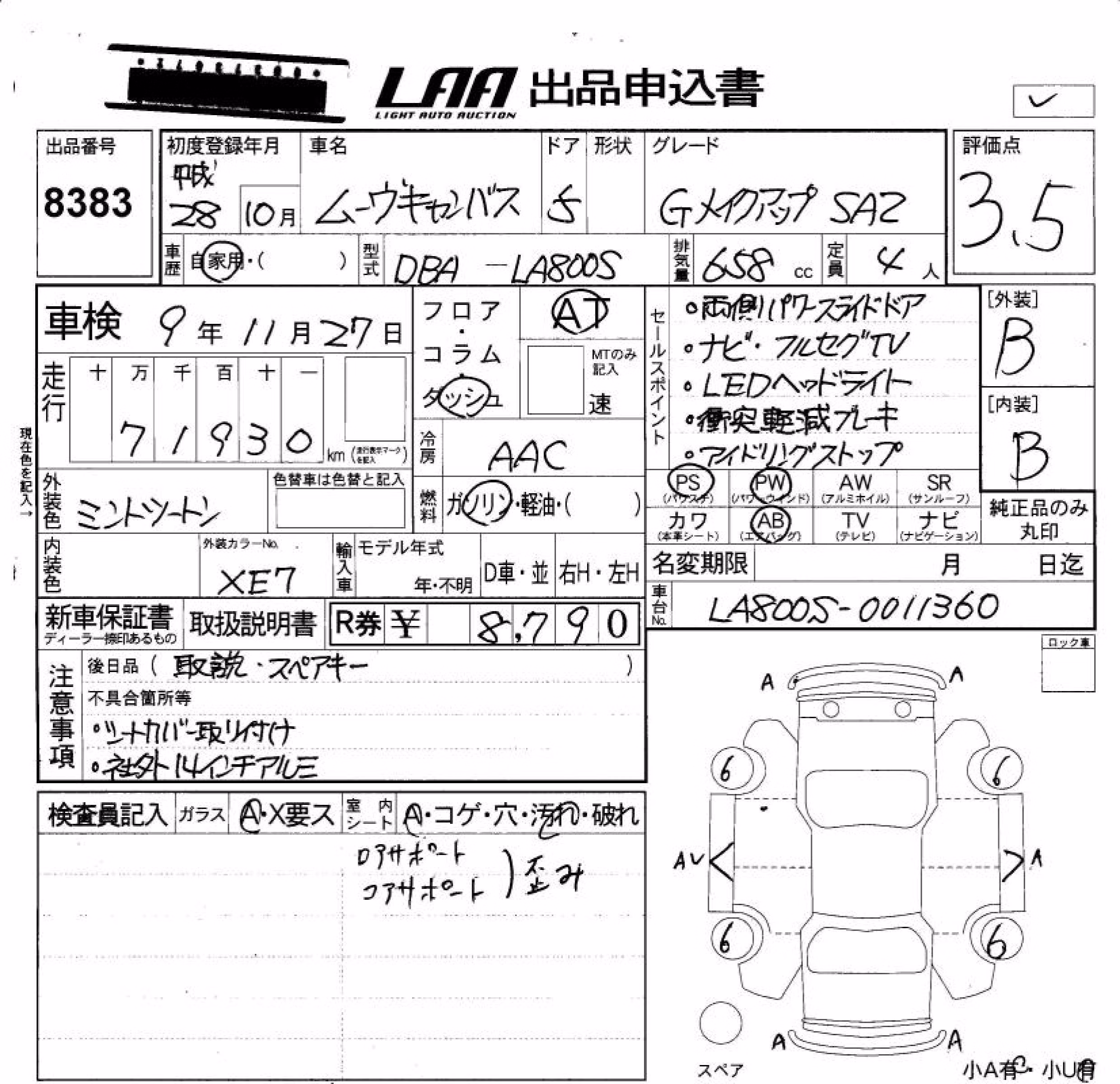 DAIHATSU MOVE CANBUS