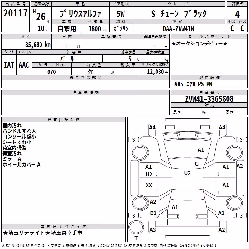 TOYOTA PRIUS ALPHA