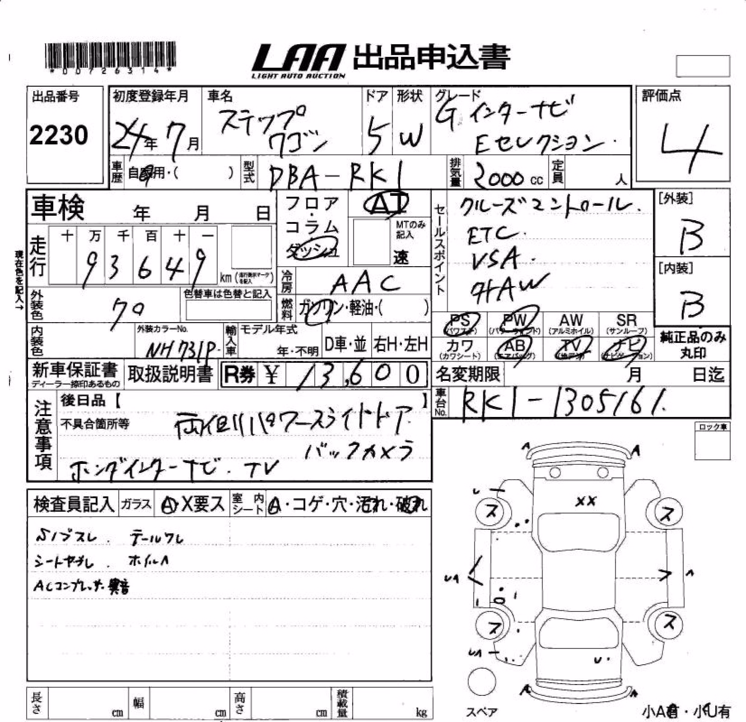 HONDA STEPWGN