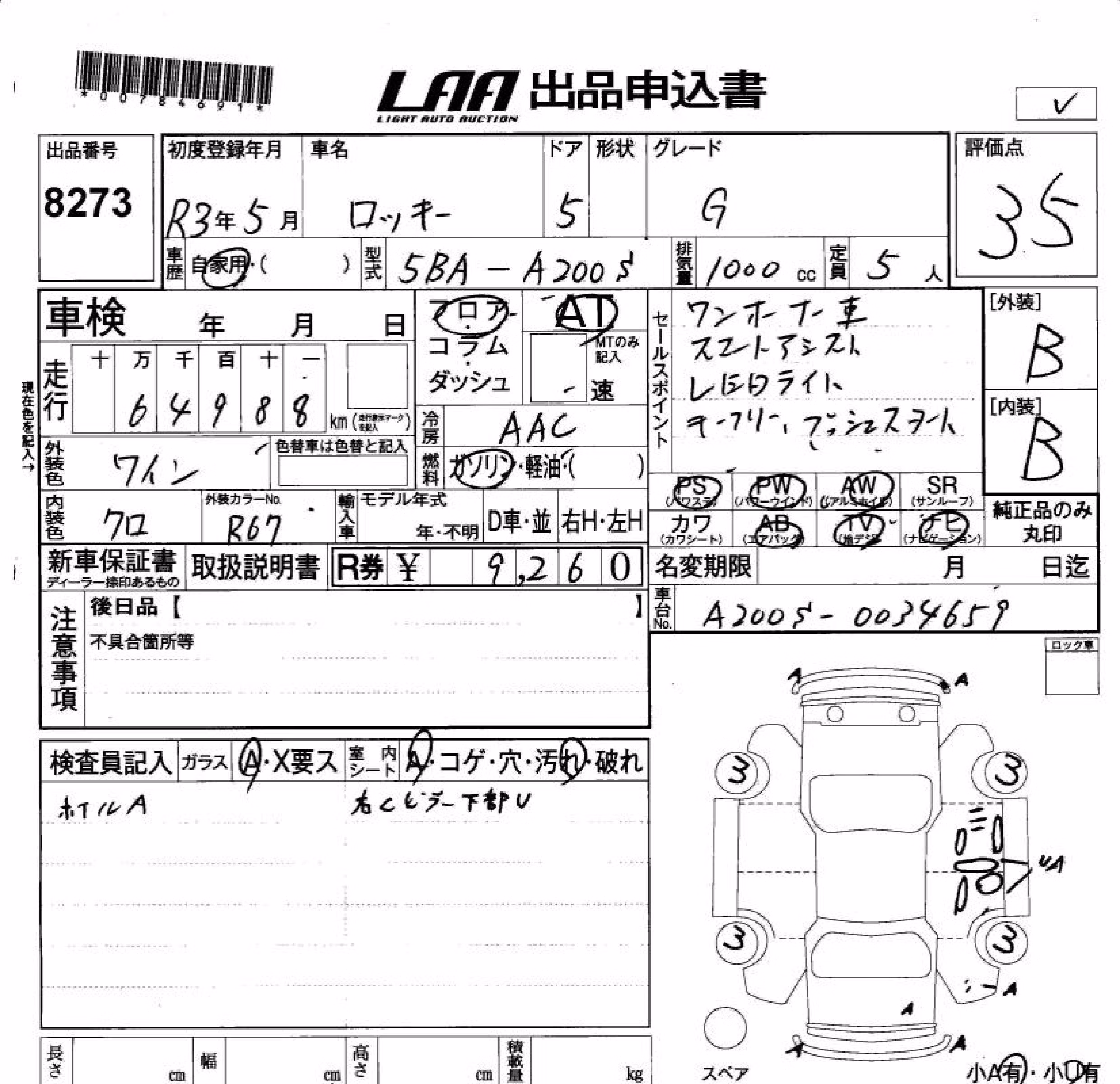 DAIHATSU ROCKY