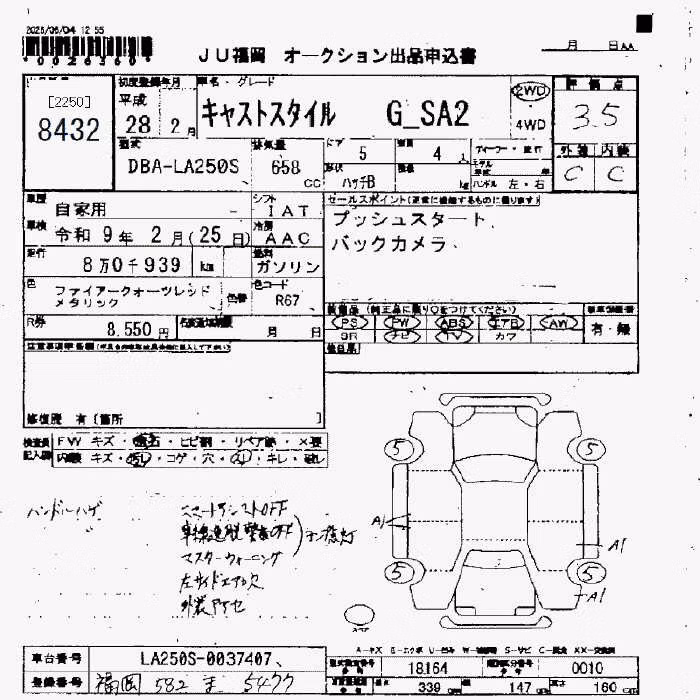 DAIHATSU CAST