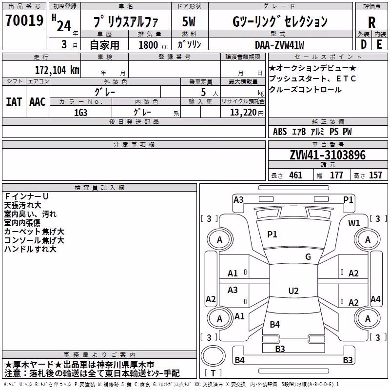 TOYOTA PRIUS ALPHA