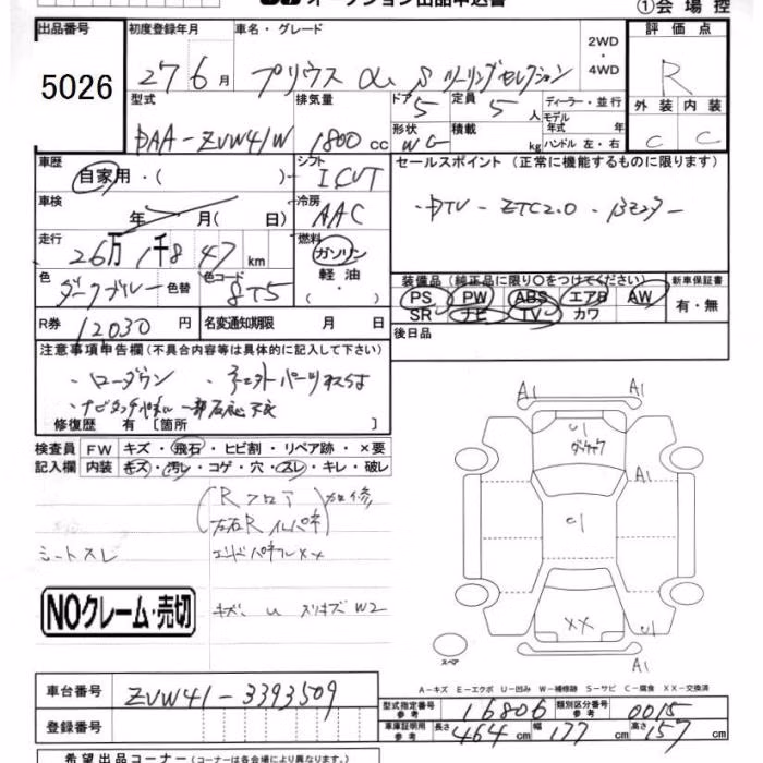 TOYOTA PRIUS ALPHA