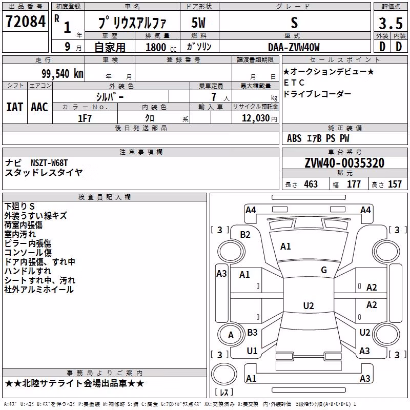 TOYOTA PRIUS ALPHA