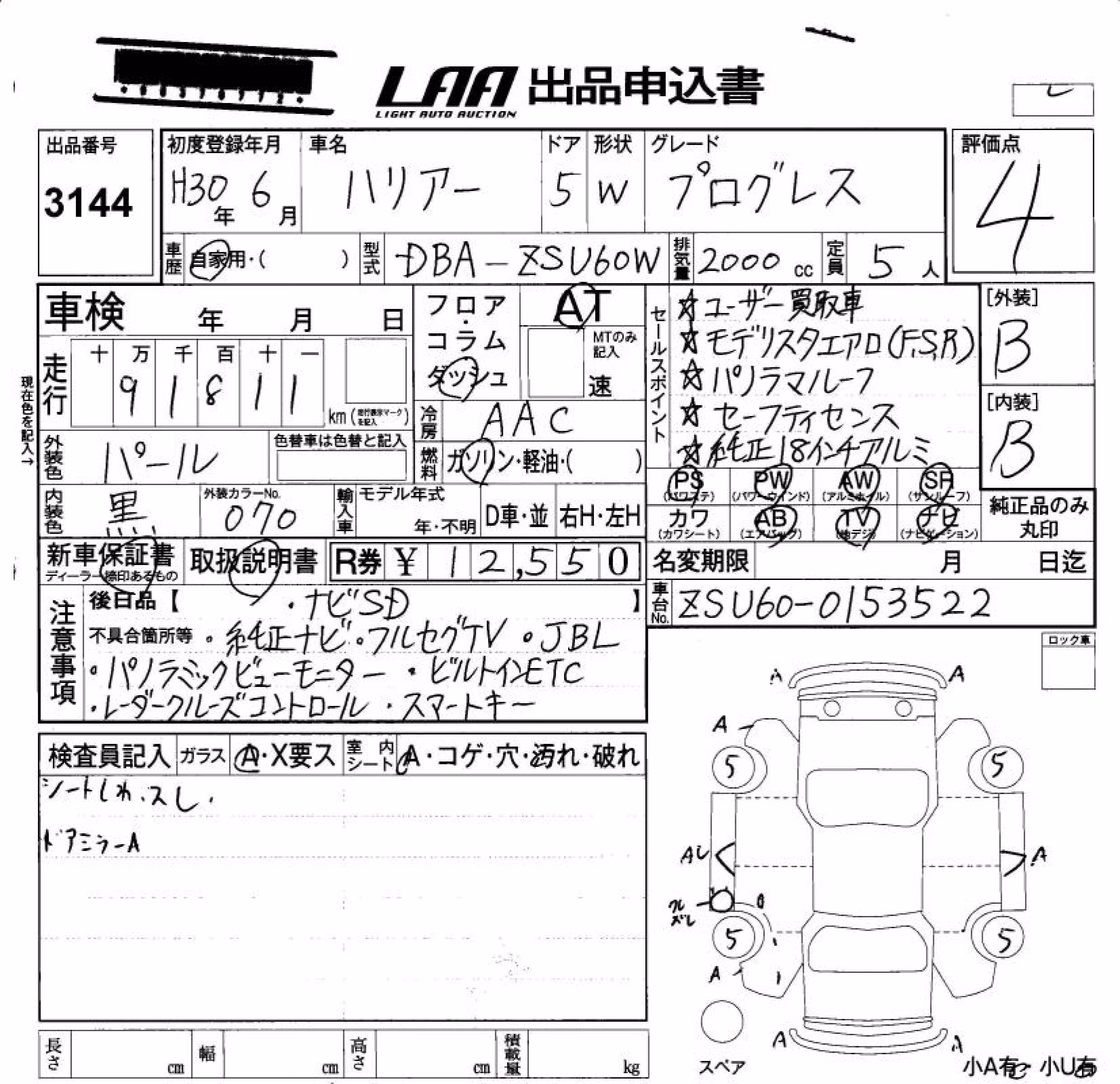 TOYOTA HARRIER