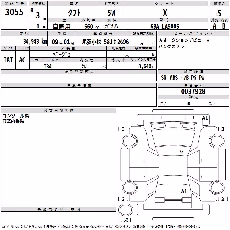 DAIHATSU TAFT