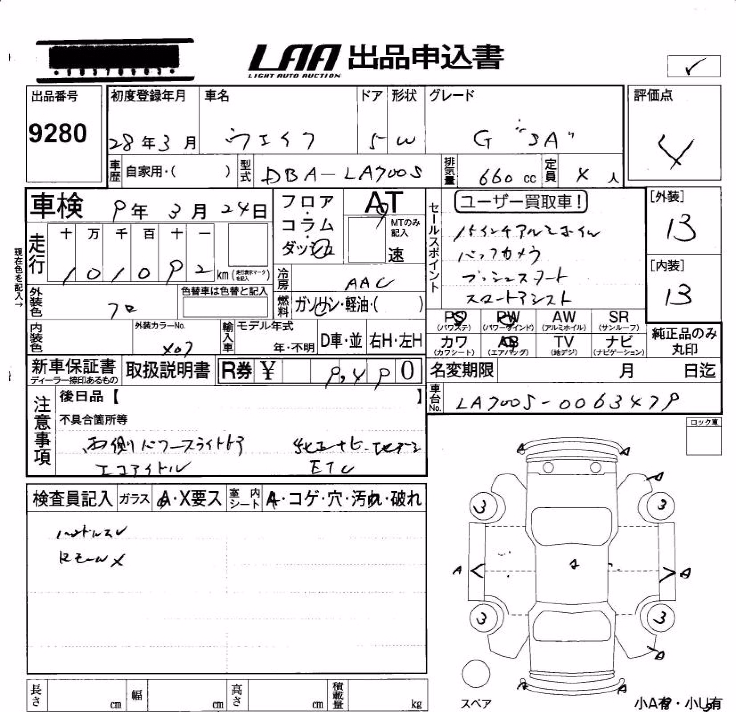 DAIHATSU WAKE
