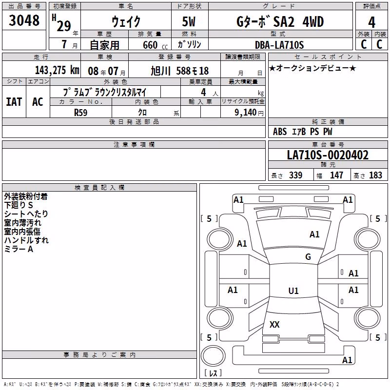 DAIHATSU WAKE