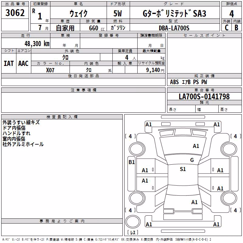 DAIHATSU WAKE