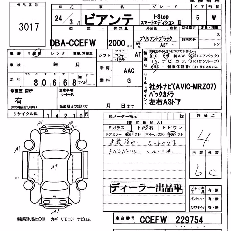 MAZDA BIANTE