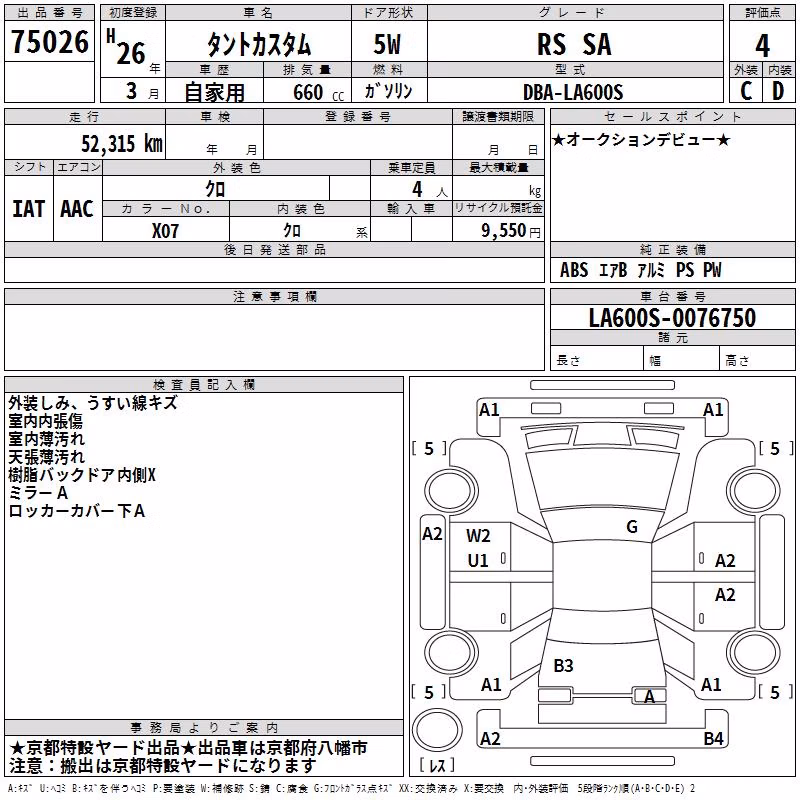 DAIHATSU TANTO