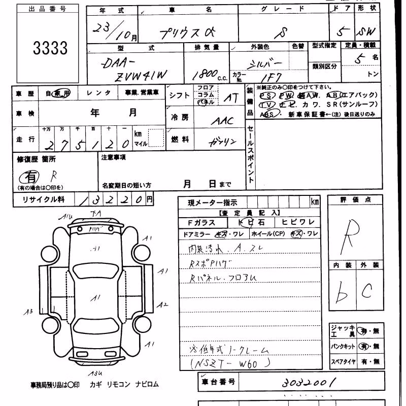 TOYOTA PRIUS ALPHA