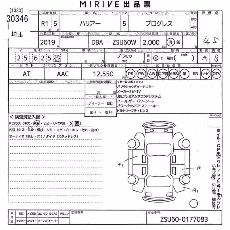 TOYOTA HARRIER