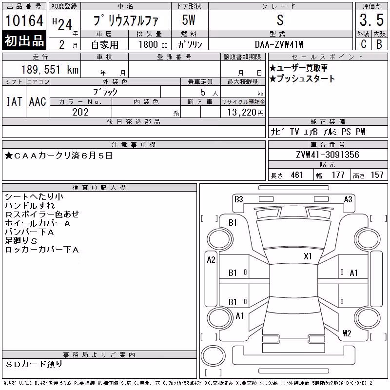 TOYOTA PRIUS ALPHA