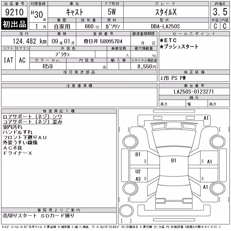 DAIHATSU CAST