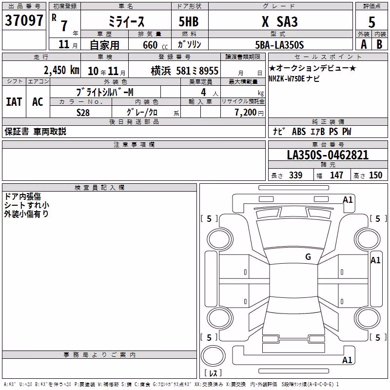 DAIHATSU MIRA E:S