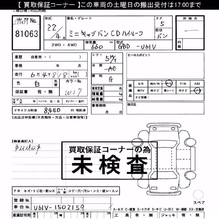 MITSUBISHI MINICAB