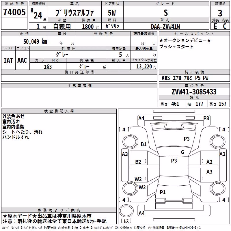 TOYOTA PRIUS ALPHA
