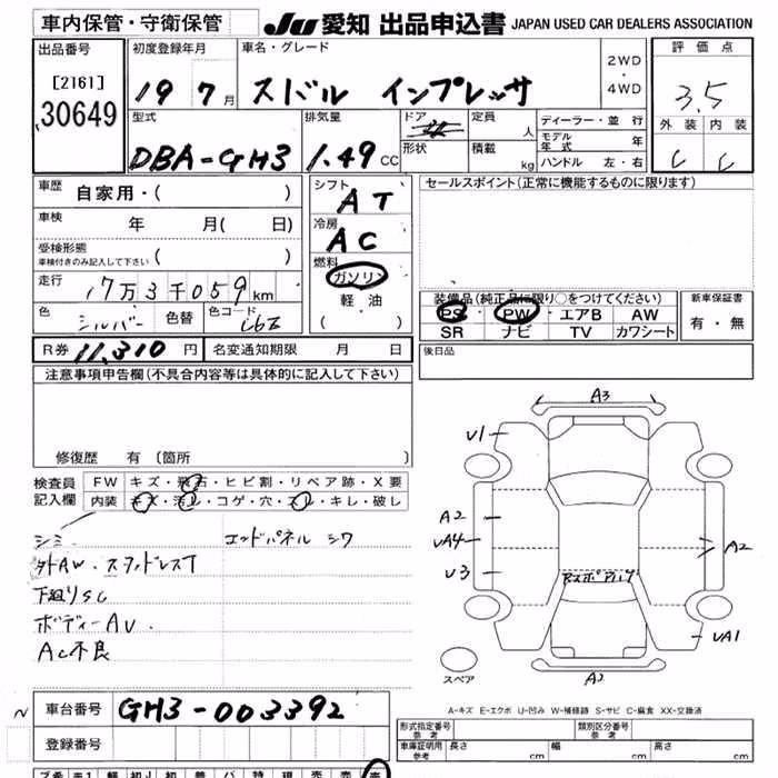 SUBARU IMPREZA