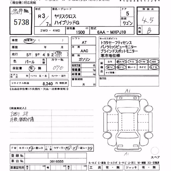 TOYOTA YARIS CROSS