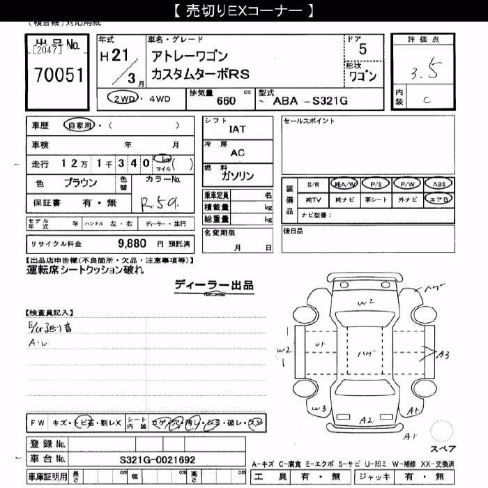 DAIHATSU ATRAI
