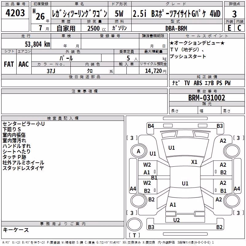 SUBARU LEGACY