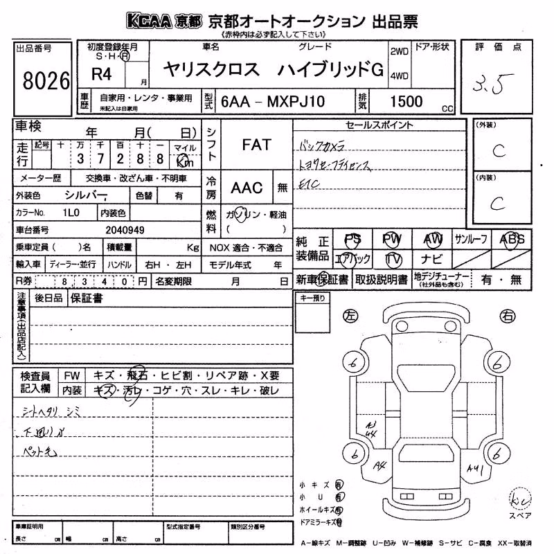 TOYOTA YARIS CROSS