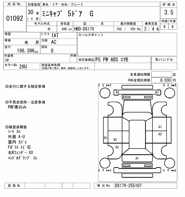 MITSUBISHI MINICAB