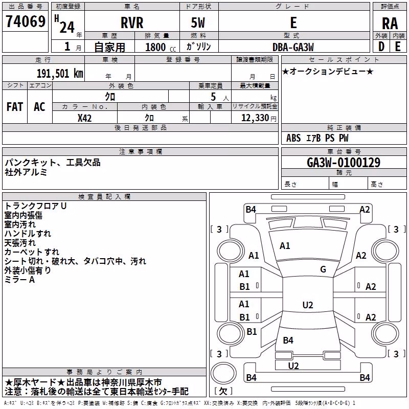 MITSUBISHI RVR