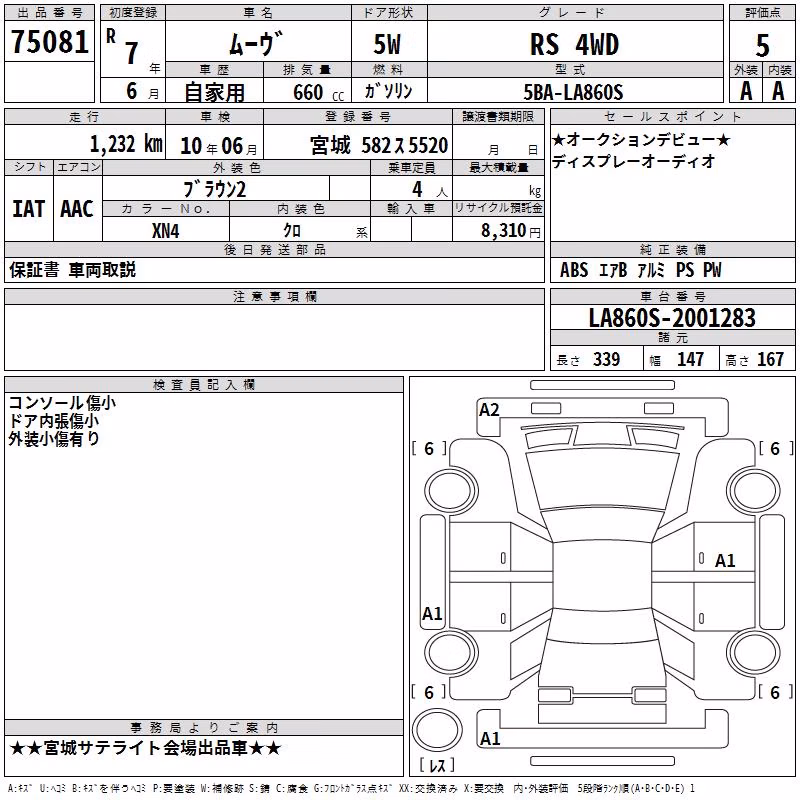 DAIHATSU MOVE
