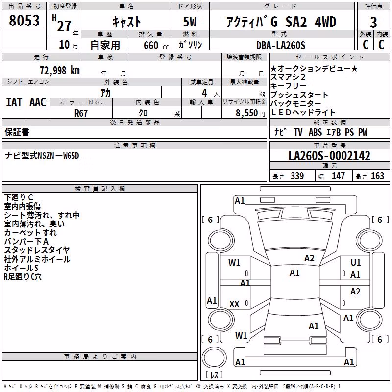 DAIHATSU CAST